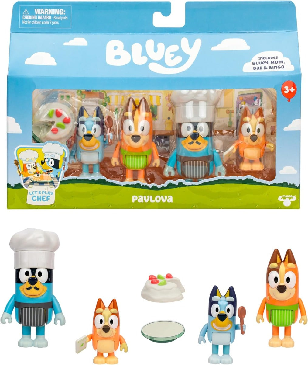 Buy Bluey S13 Let's Play Chef Figure Pavlova Collectable Playset | Yallatoys.com