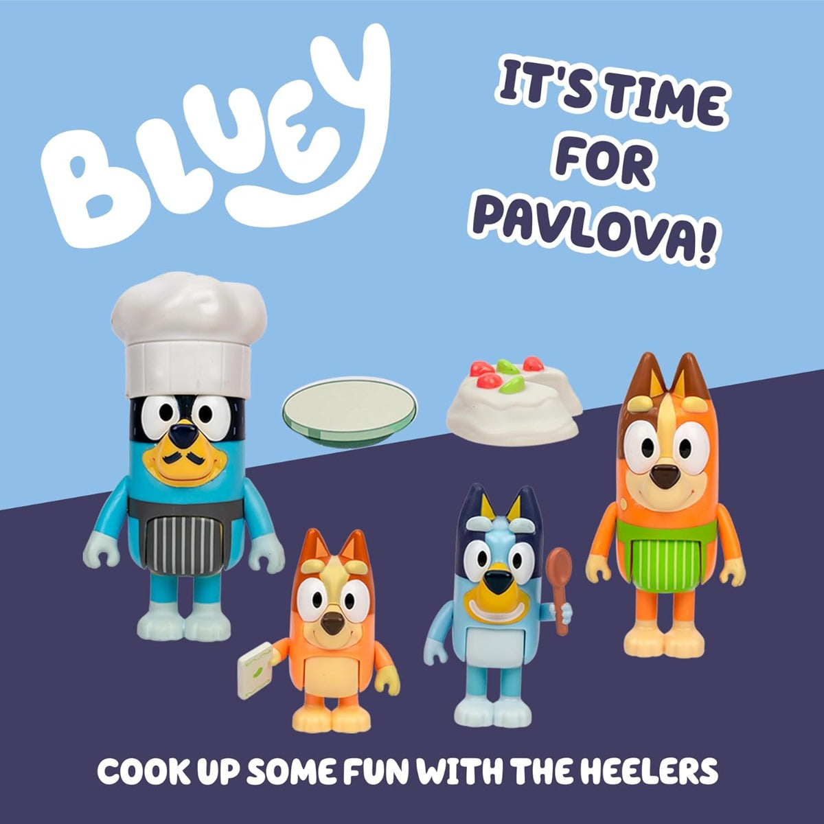 Buy Bluey S13 Let's Play Chef Figure Pavlova Collectable Playset | Yallatoys.com
