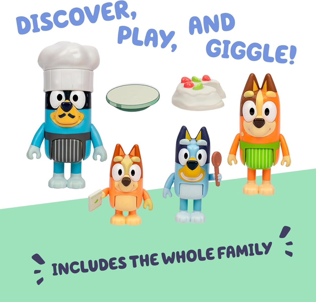 Buy Bluey S13 Let's Play Chef Figure Pavlova Collectable Playset | Yallatoys.com