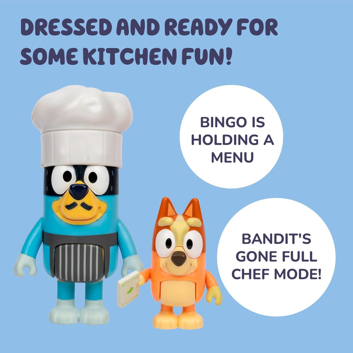 Buy Bluey S13 Let's Play Chef Figure Pavlova Collectable Playset | Yallatoys.com