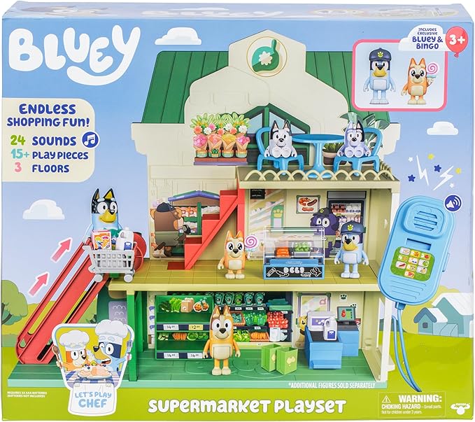 Buy Bluey S13 Lets Play Chef Supermarket Playset | Yallatoys.com