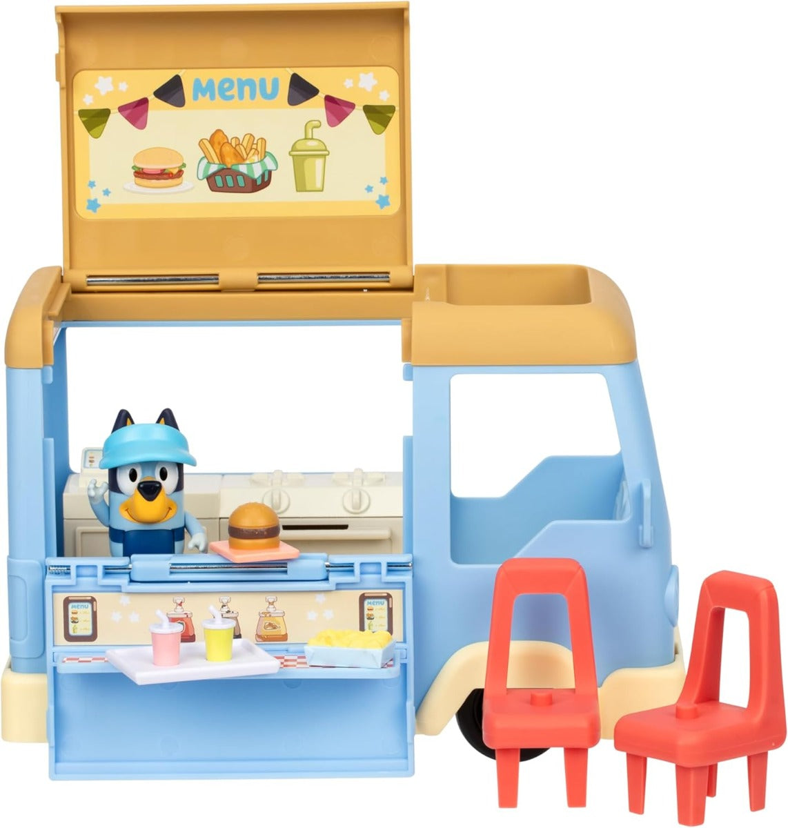 Buy Bluey Lets Play Cheffood Truck Playset | Yallatoys.com