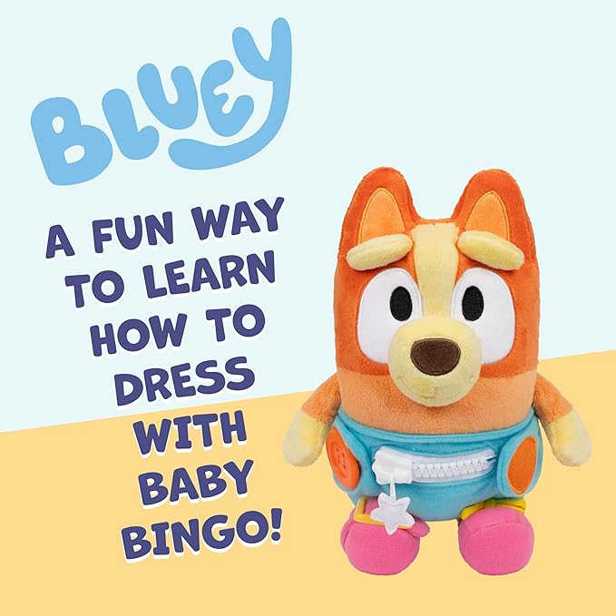 Buy Bluey S13 Plush Dress and Play Baby Bingo | Yallatoys.com
