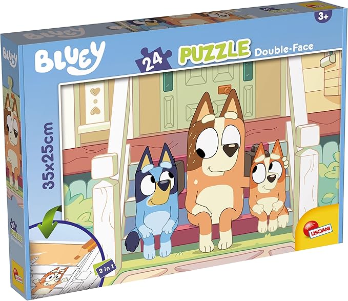 Buy Bluey 2 in 1 Puzzle 24 Pieces Monkey Jocks | Yallatoys.com