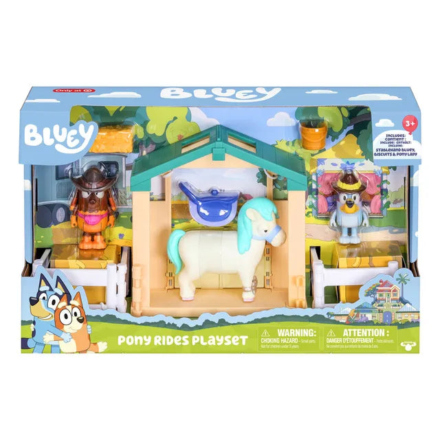 Buy Bluey S9 Pony Rides Playset Exclusive | Yallatoys.com