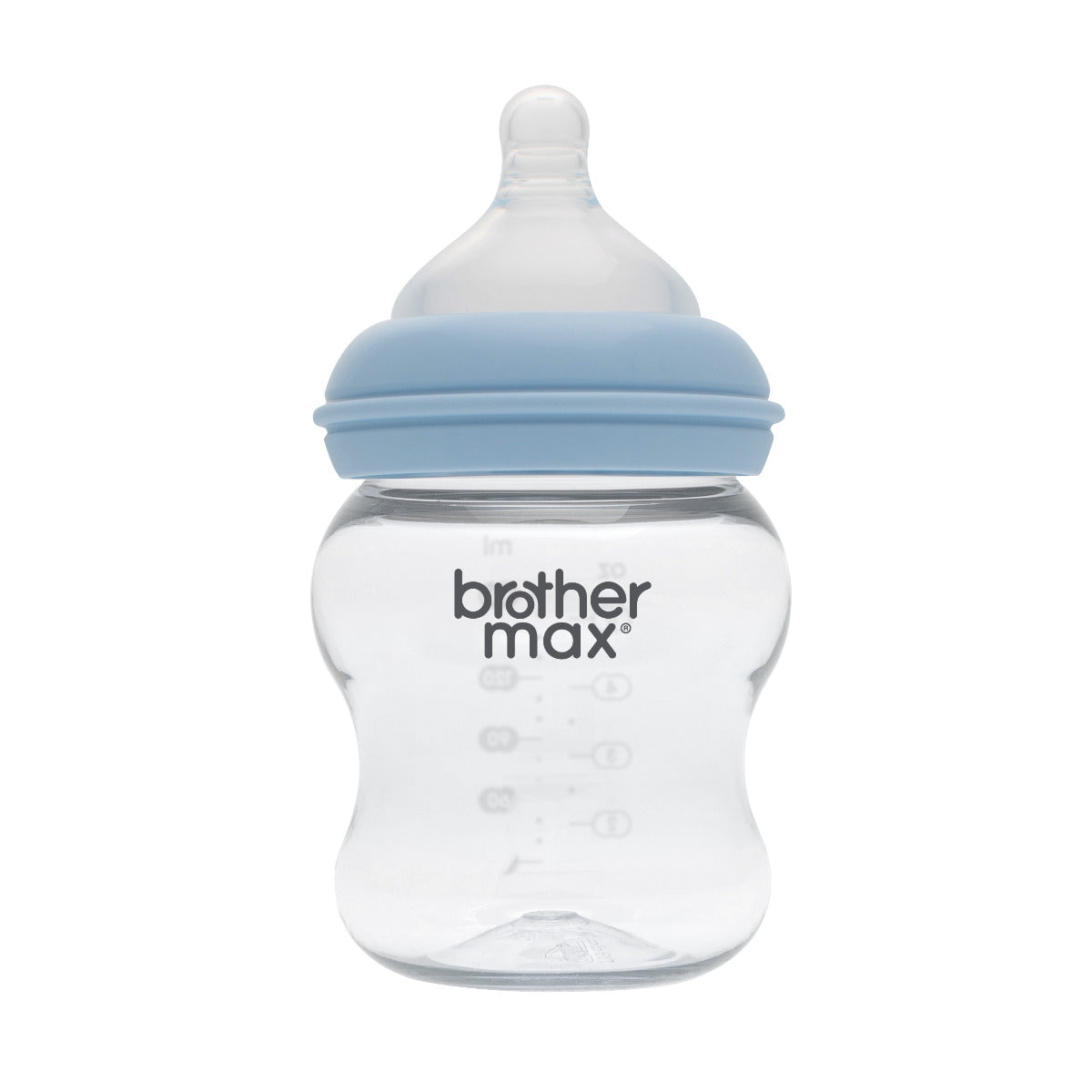 Brother Max Extra Wide Neck Feeding Bottle 160ml/5oz S Teat Color Blue BROTHERMAX Yallatoys