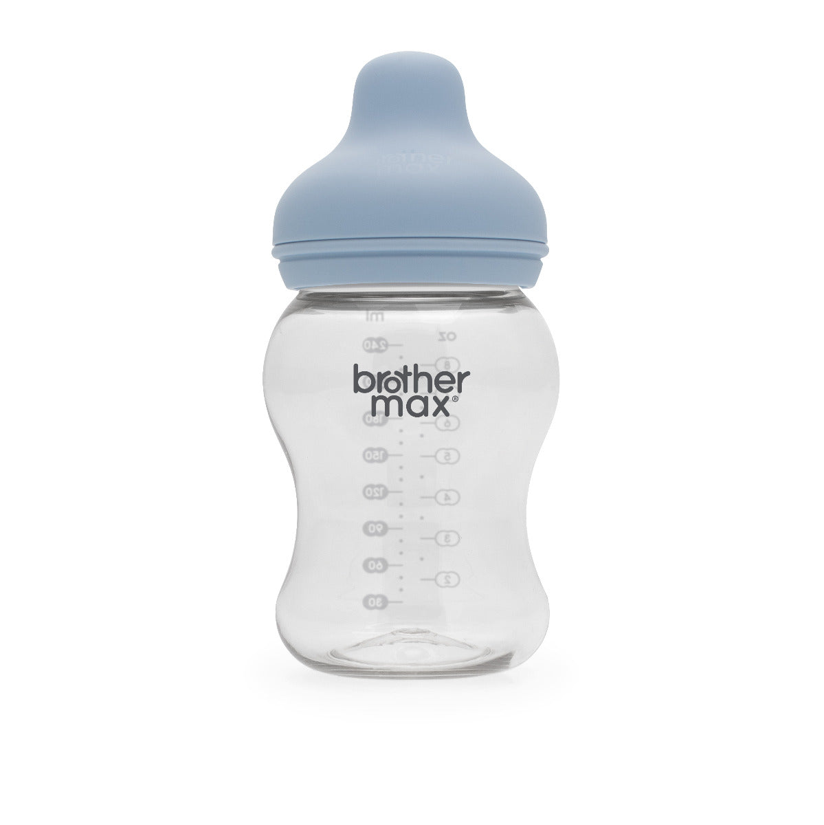 Brother Max Extra Wide Neck Feeding Bottle 240ml/8oz M Teat Color Blue BROTHERMAX Yallatoys