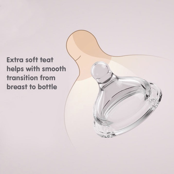 Brother Max Extra Wide Neck Feeding Bottle 240ml/8oz M Teat Color Grey BROTHERMAX Yallatoys