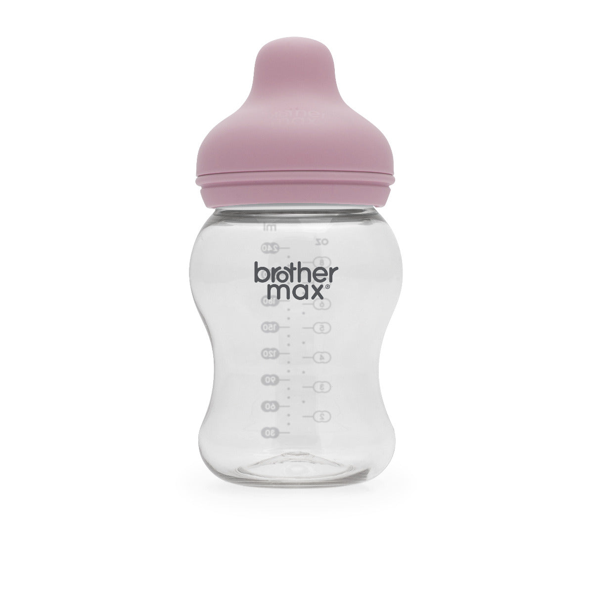 Brother Max Extra Wide Neck Feeding Bottle 240ml/8oz M Teat Color Pink BROTHERMAX Yallatoys