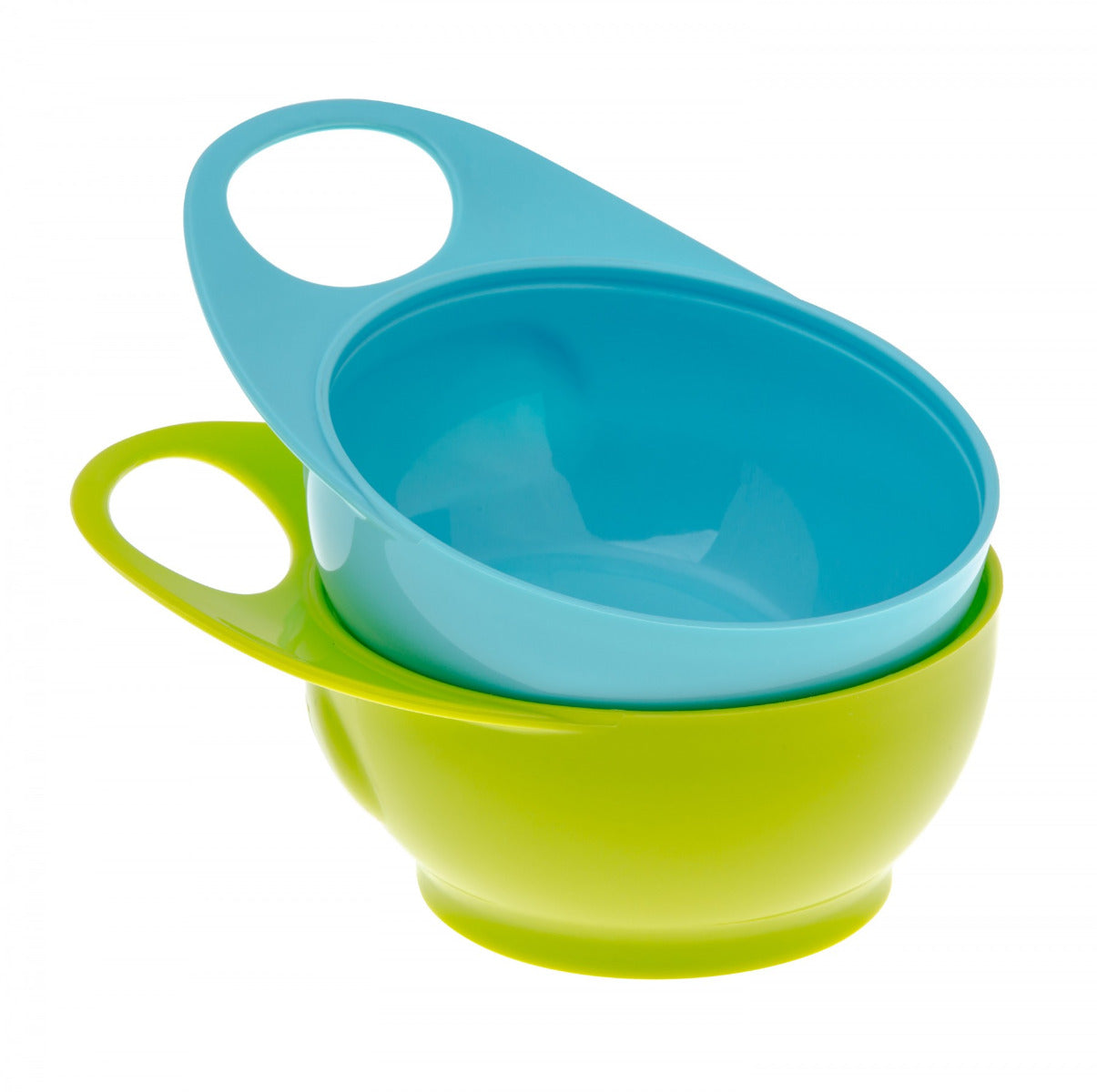Brother Max Two Easy Hold Bowls Blue Green BROTHERMAX Yallatoys