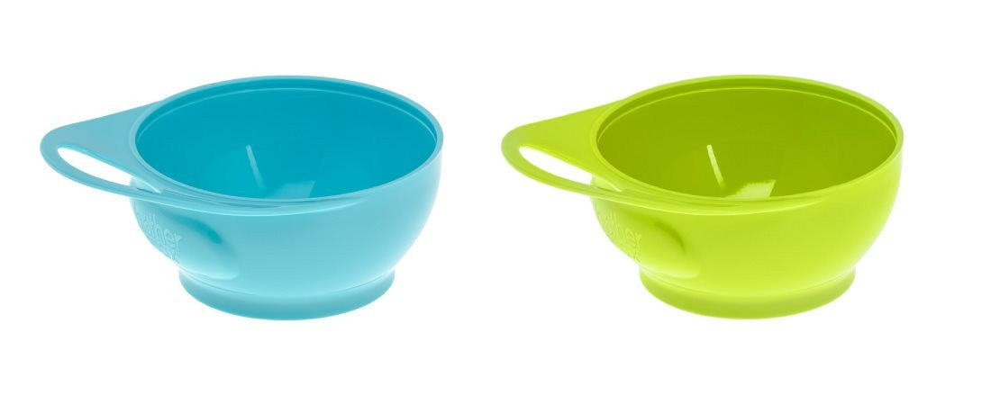 Brother Max Two Easy Hold Bowls Blue Green BROTHERMAX Yallatoys