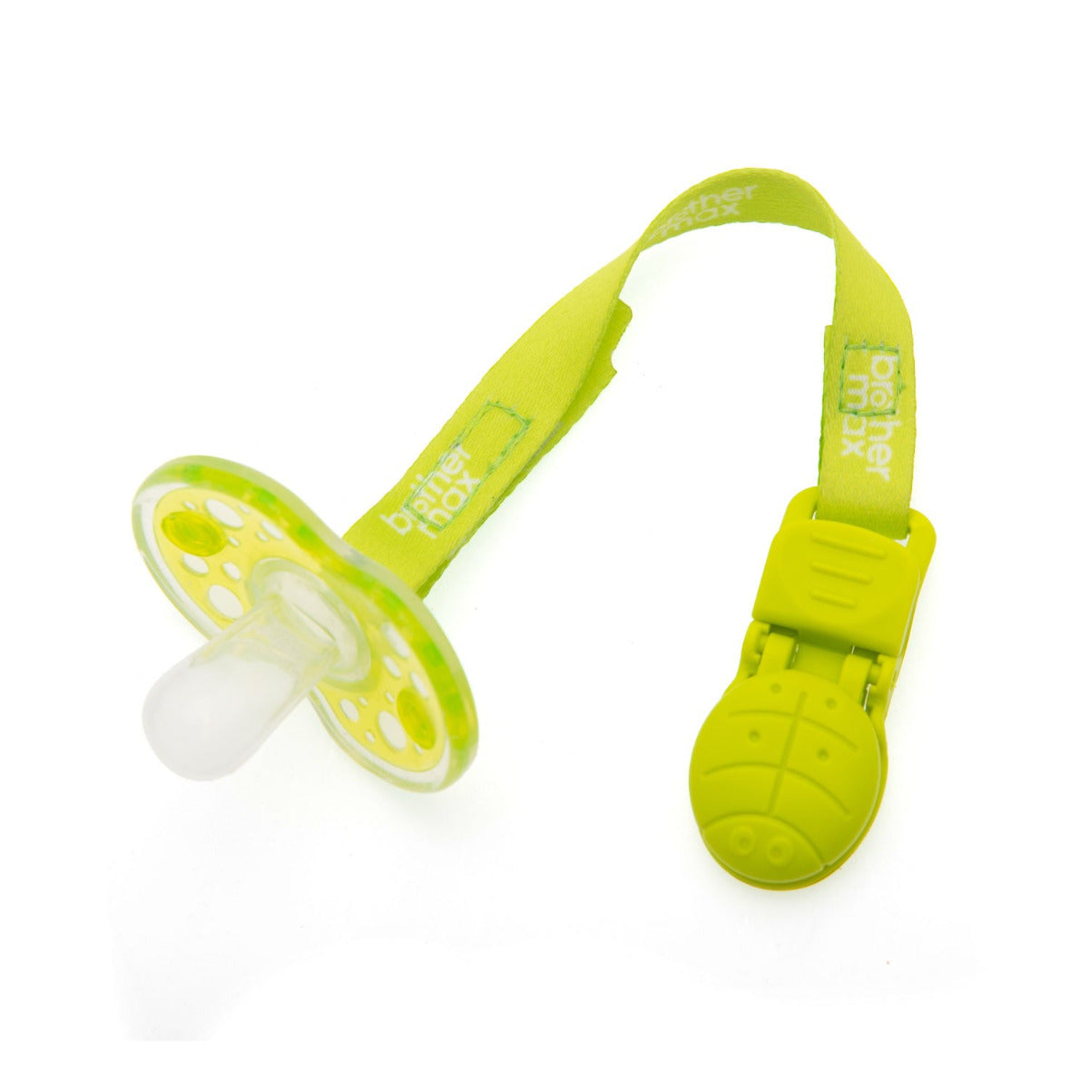 Brother Max Soother Holder Green BROTHERMAX Yallatoys
