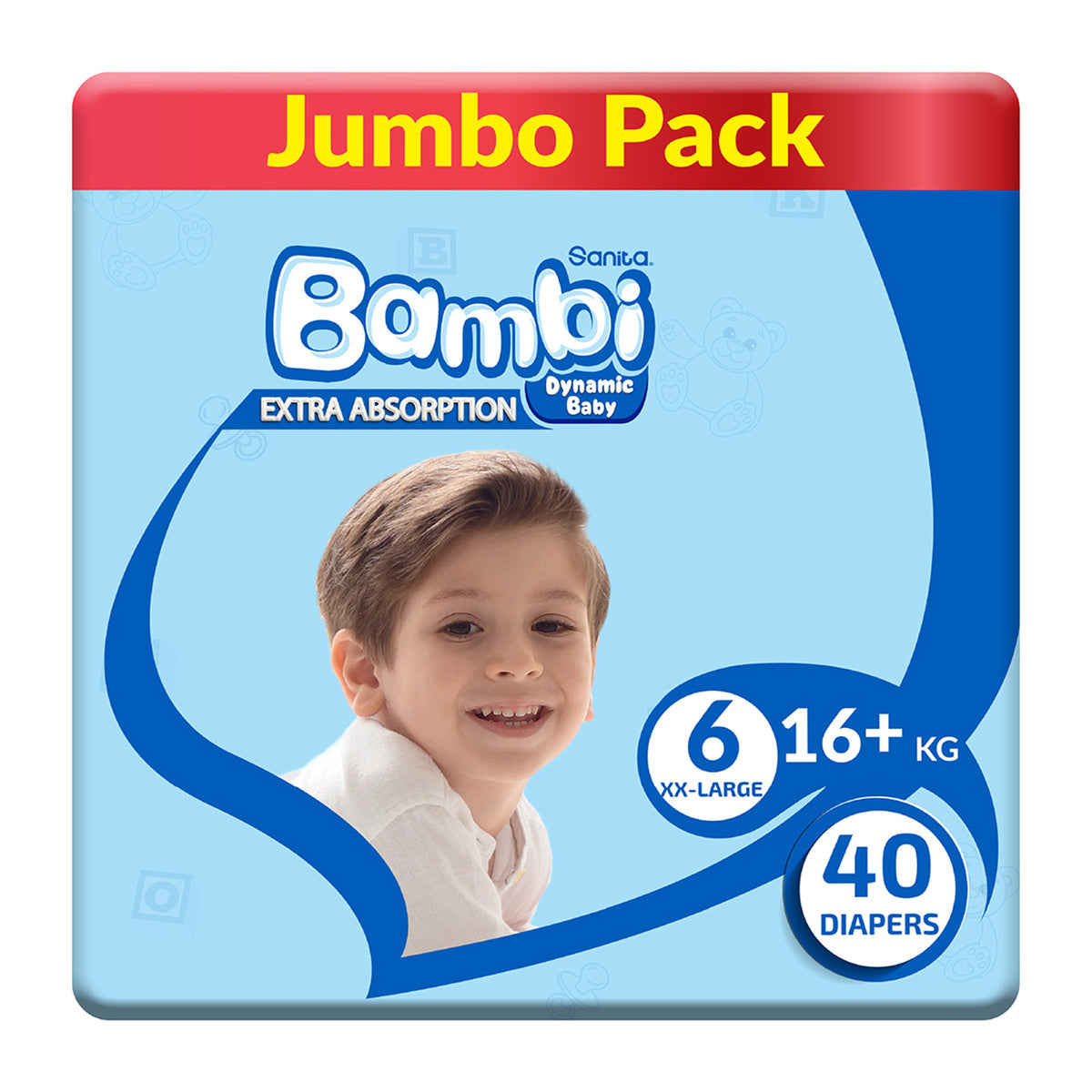 Bambi Sanita Xx Large Jumbo Pack 40s