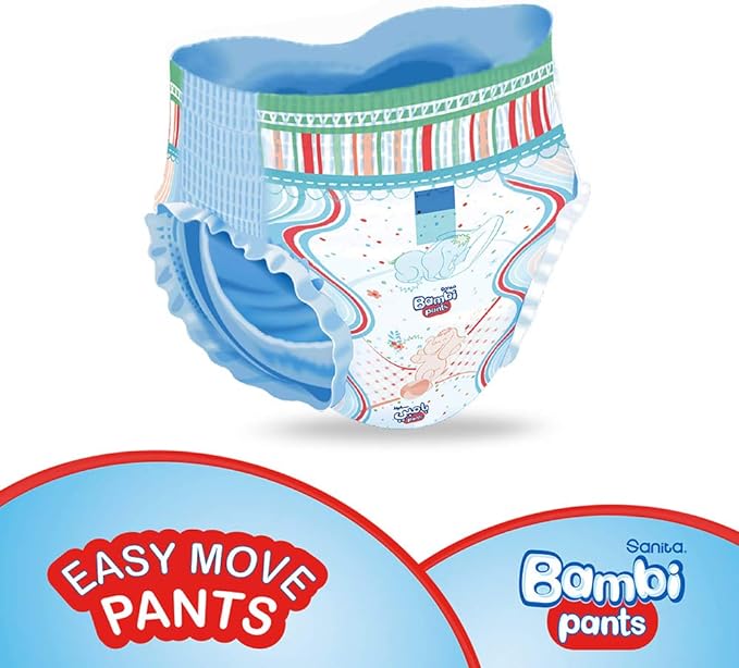 Bambi Pants Size 4 Large 8-14 Kg Jumbo Box 100 Diapers Bambi Yallatoys