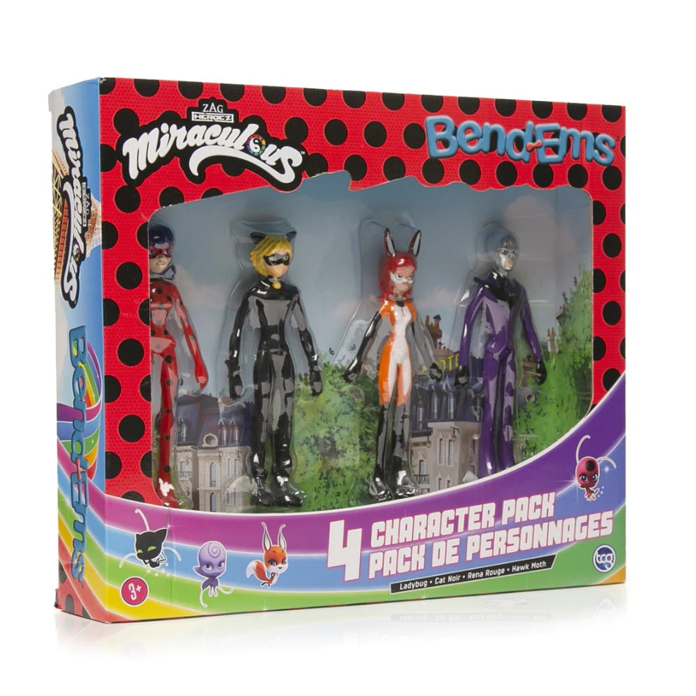Buy Bend Ems Miraculous Lady Bug 4 In 1 Pack | Yallatoys.com