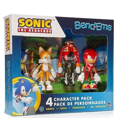 Buy Bend Ems Sonic The Hedgehog 4 In 1 Pack | Yallatoys.com