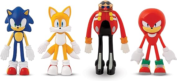 Buy Bend Ems Sonic The Hedgehog 4 In 1 Pack | Yallatoys.com