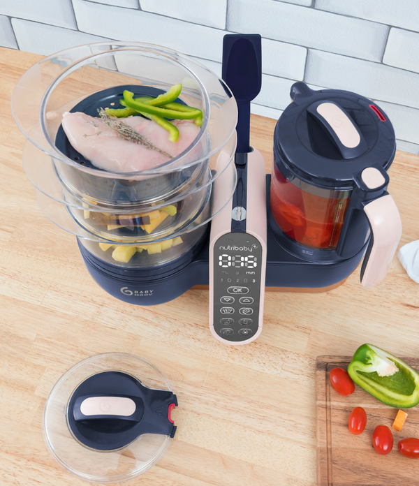 Babymoov Nutribaby XL Baby Food Maker with Recipe Book Babymoov Yallatoys