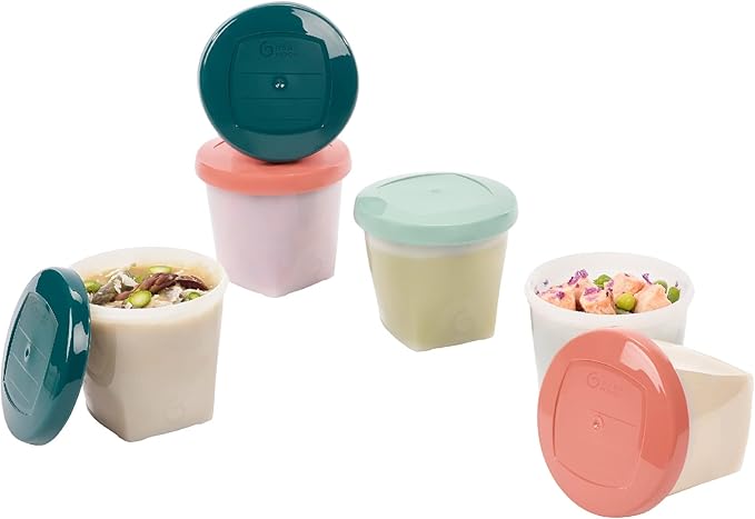 Babymoov Babybols Air Tight Biosourced Food Containers 6 x 250ml Babymoov Yallatoys