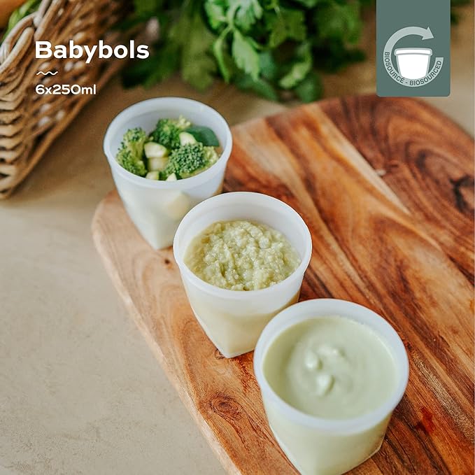 Babymoov Babybols Air Tight Biosourced Food Containers 6 x 250ml Babymoov Yallatoys