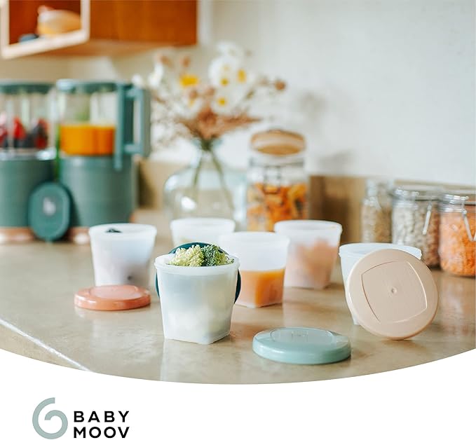 Babymoov Babybols Air Tight Biosourced Food Containers 6 x 250ml Babymoov Yallatoys