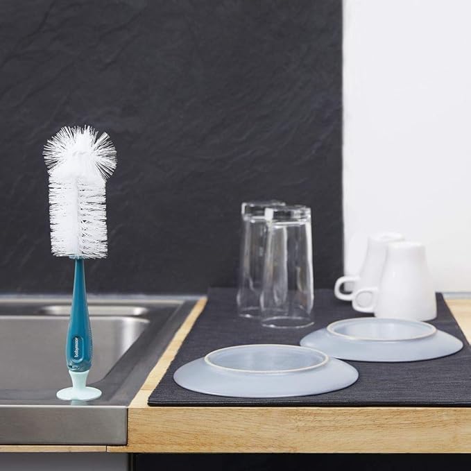 Babymoov 2 in 1 Bottle & Nipple Brush Blue Babymoov Yallatoys