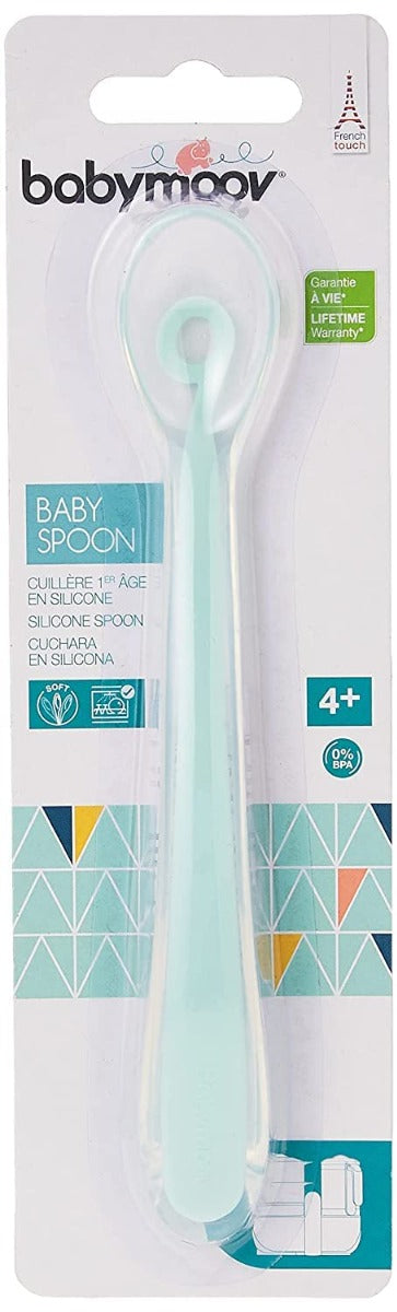 Babymoov Silicon Spoon Azur Babymoov Yallatoys