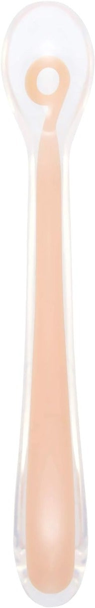 Babymoov Silicon Spoon Peach Babymoov Yallatoys