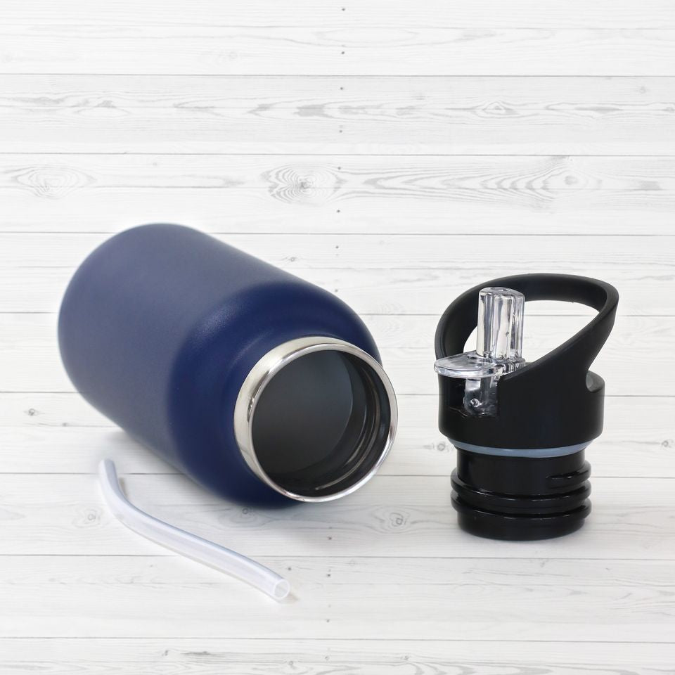 Buy Bonjour Premium Stainless Steel Sip Box Water Bottle 500ml Navy Blue | Yallatoys.com