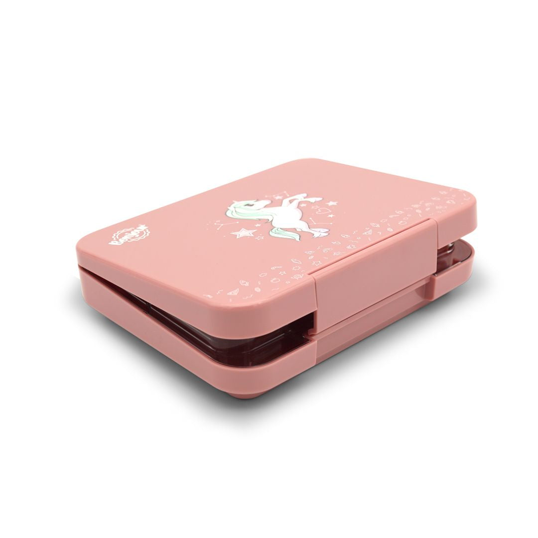 Buy Bonjour Tiff 6/4 Compartment Bento Lunch Box Pink Unicorn | Yallatoys.com