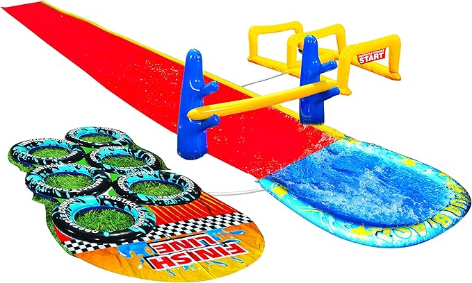 Buy Banzai Aqua Blast Obstacle Course Slide 16ft | Yallatoys.com