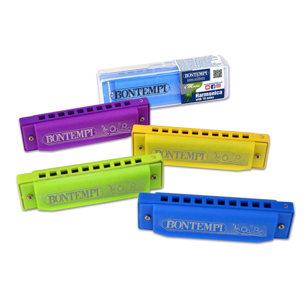 Buy Bontempi Bontempi Plastic Harmonica 10 Notes Metal Reed (Sold Separately Subjected to Availability) | Yallatoys.com