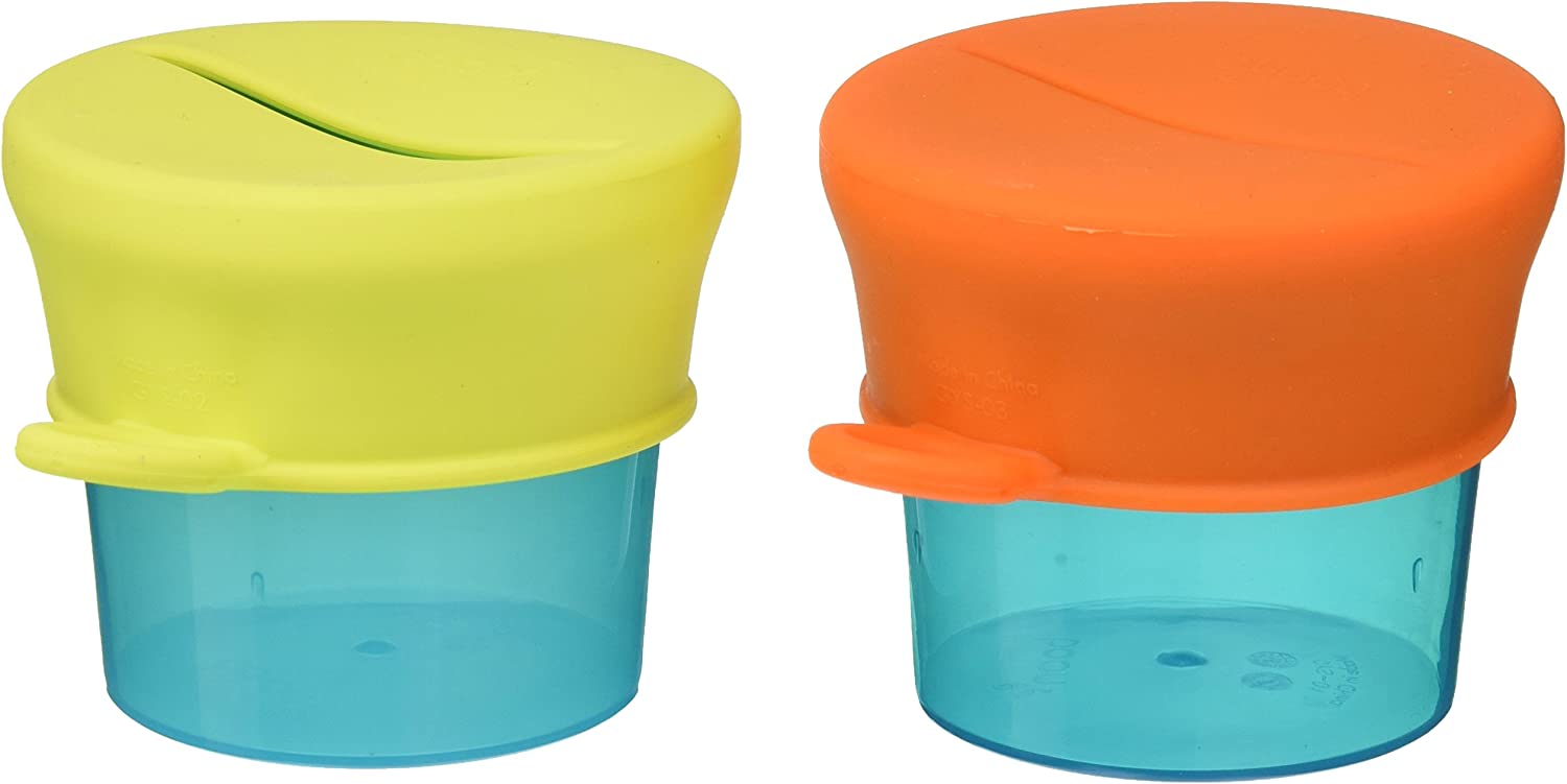 Boon Snug Snack Containers With Stretchy Silicone Lids  Girl Boon Yallatoys