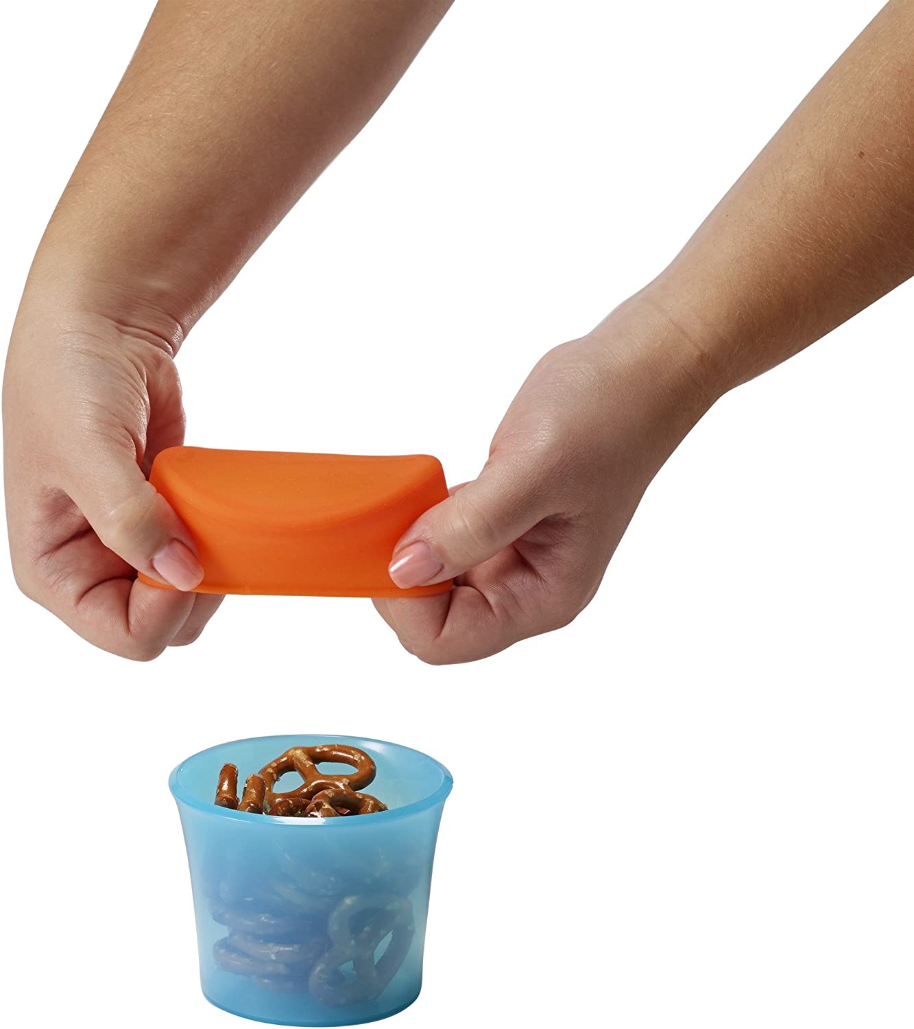 Boon Snug Snack Containers With Stretchy Silicone Lids  Girl Boon Yallatoys