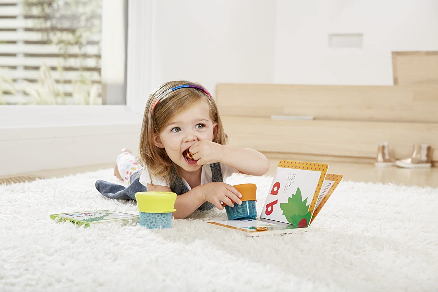 Boon Snug Snack Containers With Stretchy Silicone Lids  Girl Boon Yallatoys