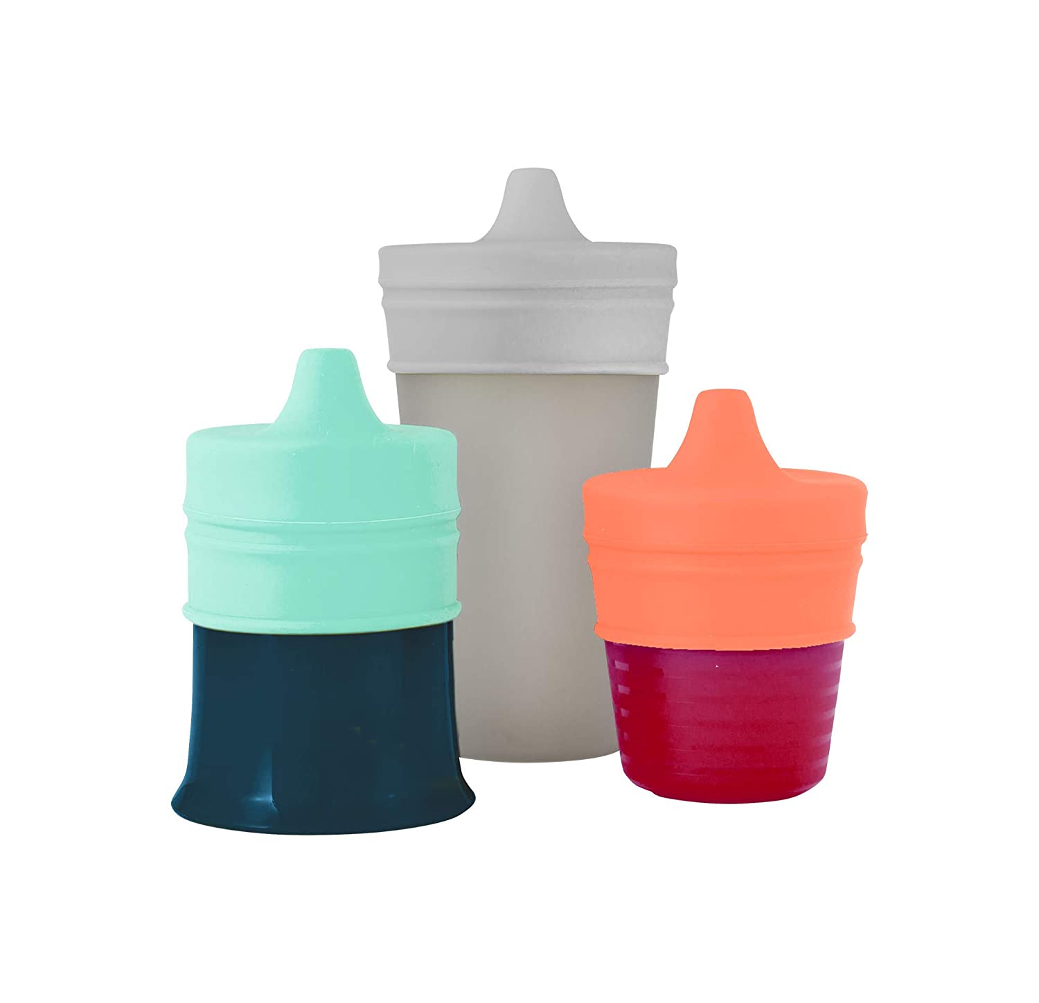 Boon Snug Stretchy Silicone Reusable Spout Lids Spout With Containers Boy Boon Yallatoys