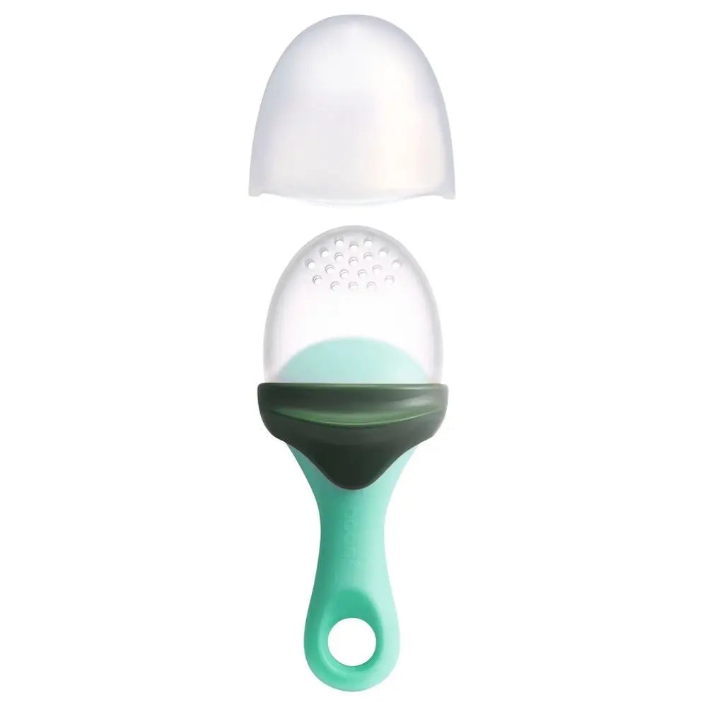Boon Pulp Silicone Feeder Green Grey Boon Yallatoys
