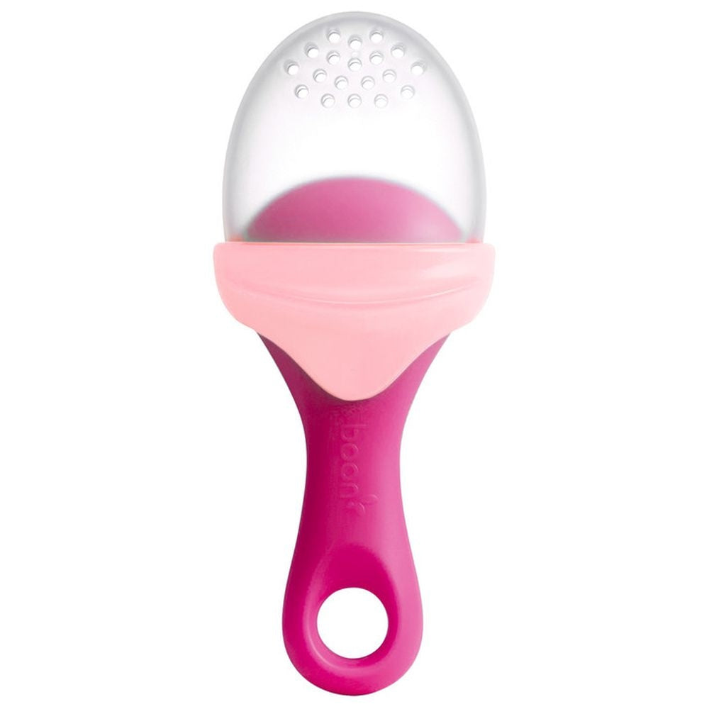 Boon Pulp Silicone Feeder  Pink Wine Boon Yallatoys