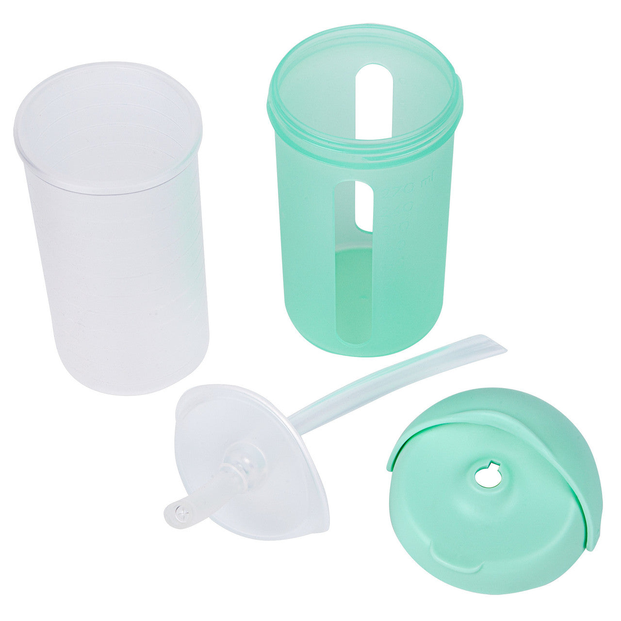 Boon Swig Silicone Straw  Bottle 10Oz  Mint Boon Yallatoys