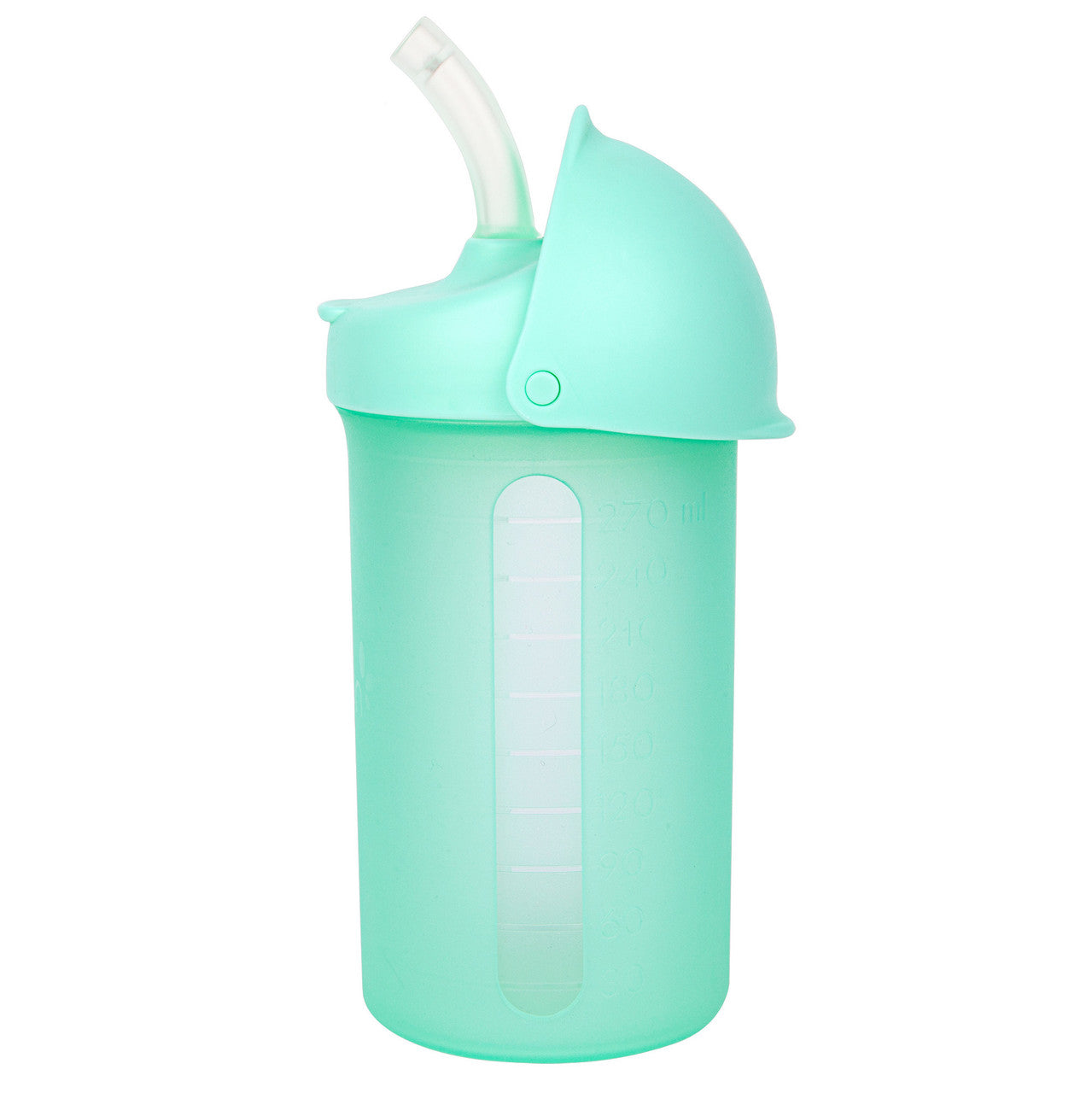 Boon Swig Silicone Straw  Bottle 10Oz  Mint Boon Yallatoys
