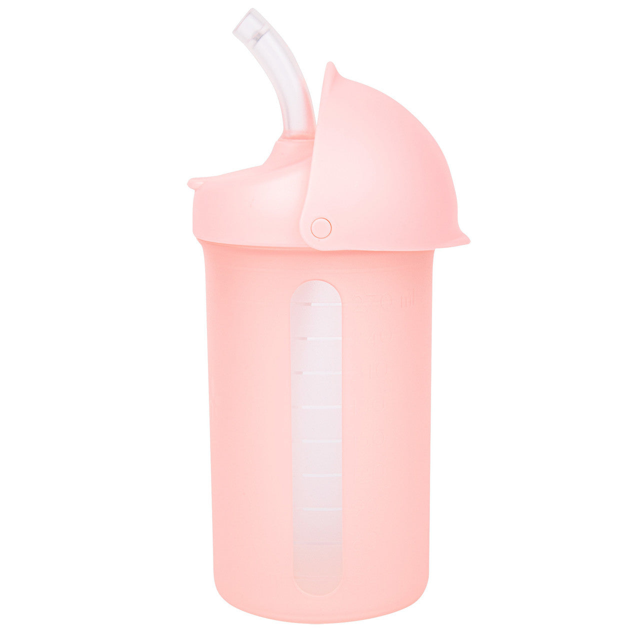 Boon Swig Silicone Straw Bottle 10Oz  Pink Boon Yallatoys