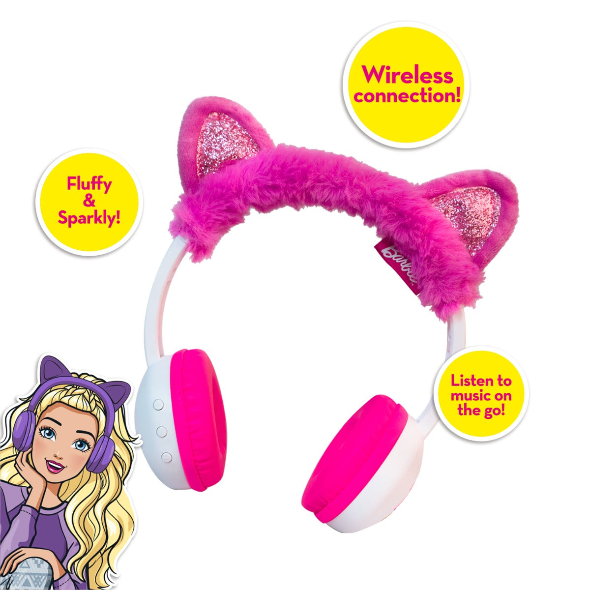 Buy Barbie Bluetooth Headphonesa | Yallatoys.com