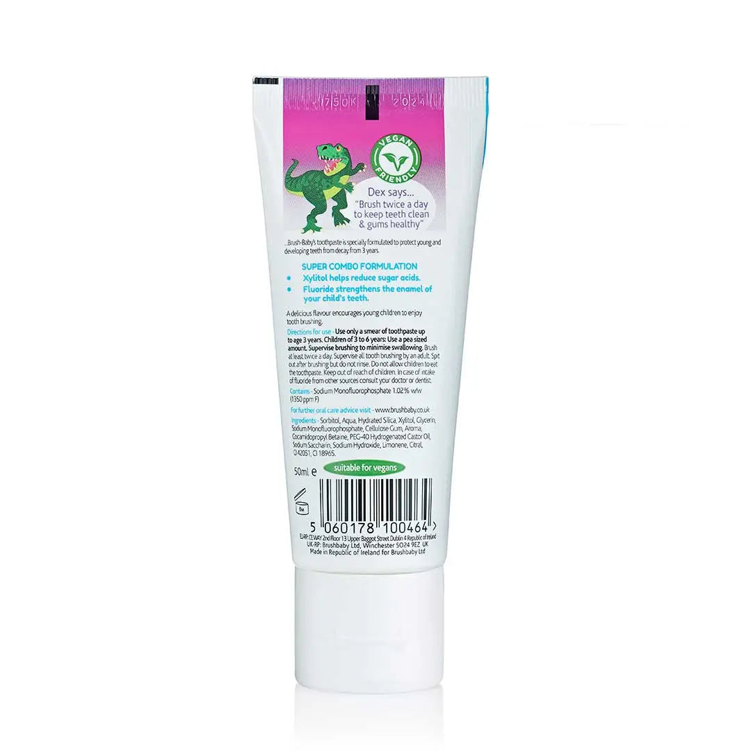 Brush Baby Spearmint Toothpaste 50Ml Brush Baby Yallatoys