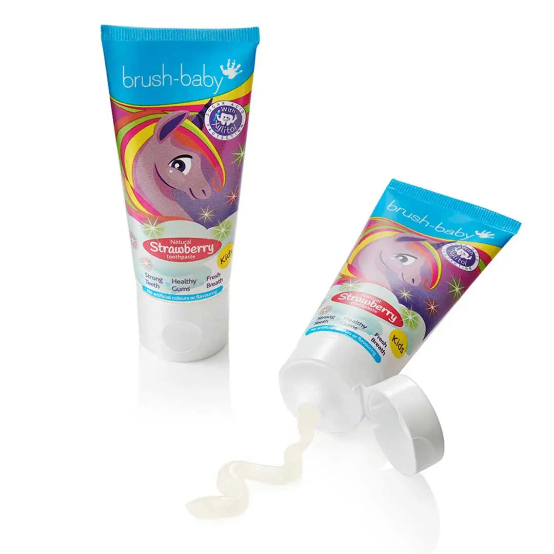 Brush Baby Strawberry Toothpaste 50Ml 1350Ppm Brush Baby Yallatoys