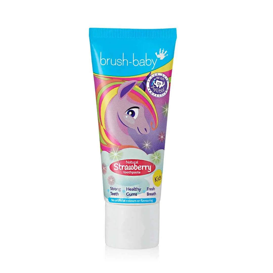 Brush Baby Strawberry Toothpaste 50Ml 1350Ppm Brush Baby Yallatoys
