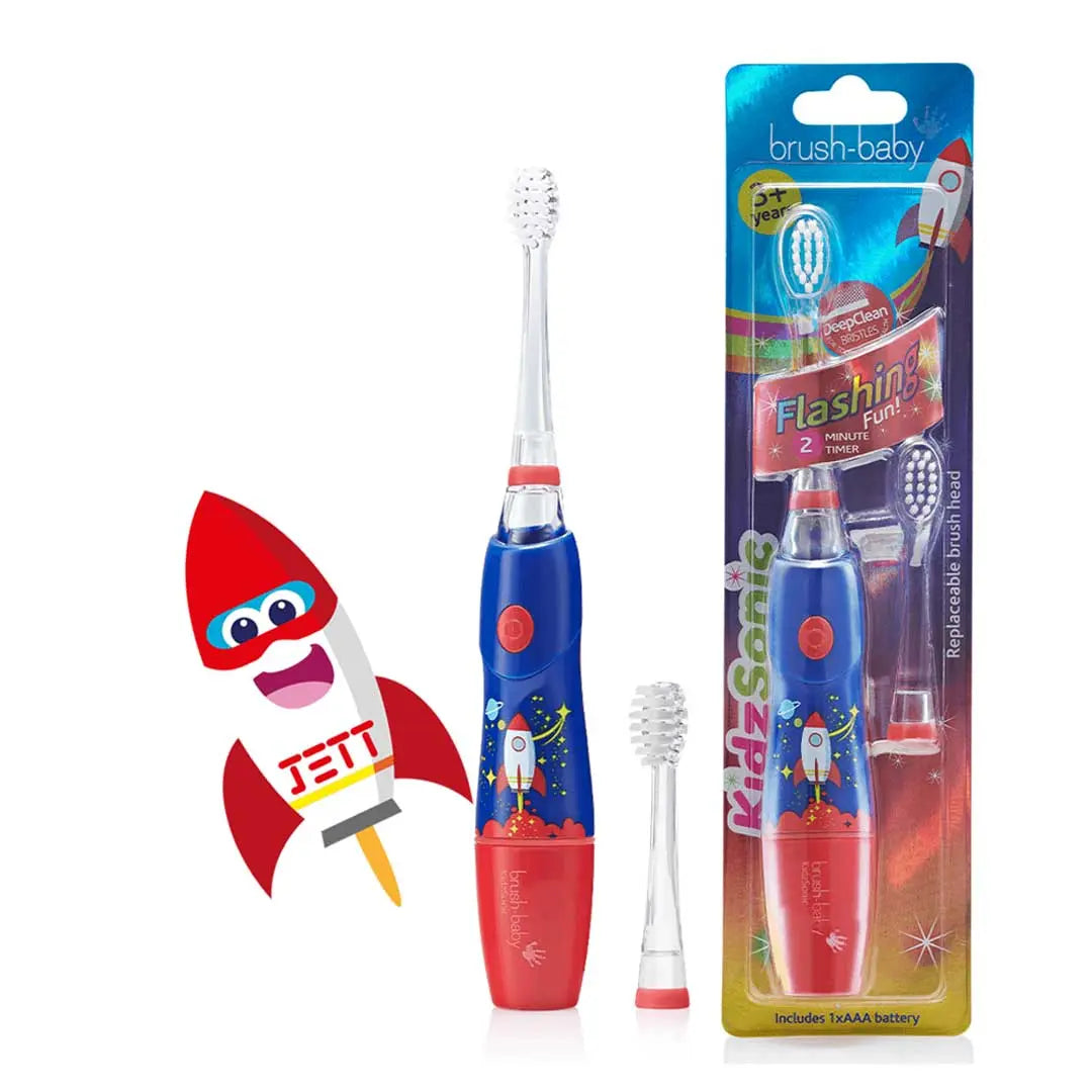 Brush Baby New Kidzsonic Rocket 3+ Electric Toothbrush Brush Baby Yallatoys