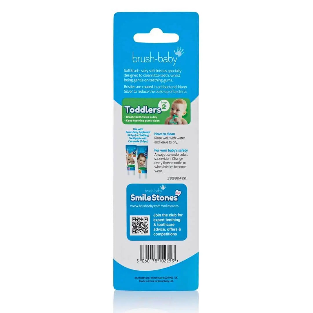 Brush Baby Soft Brush Pack Of 2  With 6000 Ultra Soft Silky Bristles Brush Baby Yallatoys