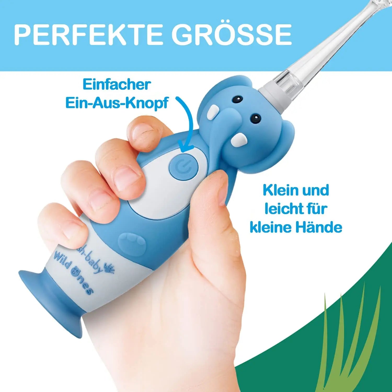 Brush Baby New Wild One Elephant Rechargeable Toothbrush Brush Baby Yallatoys