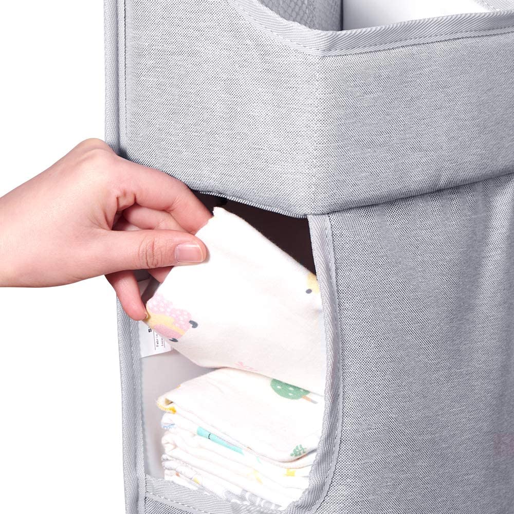 Sunveno  Baby Bedside Portable Crib Organizer Grey Sunveno Yallatoys