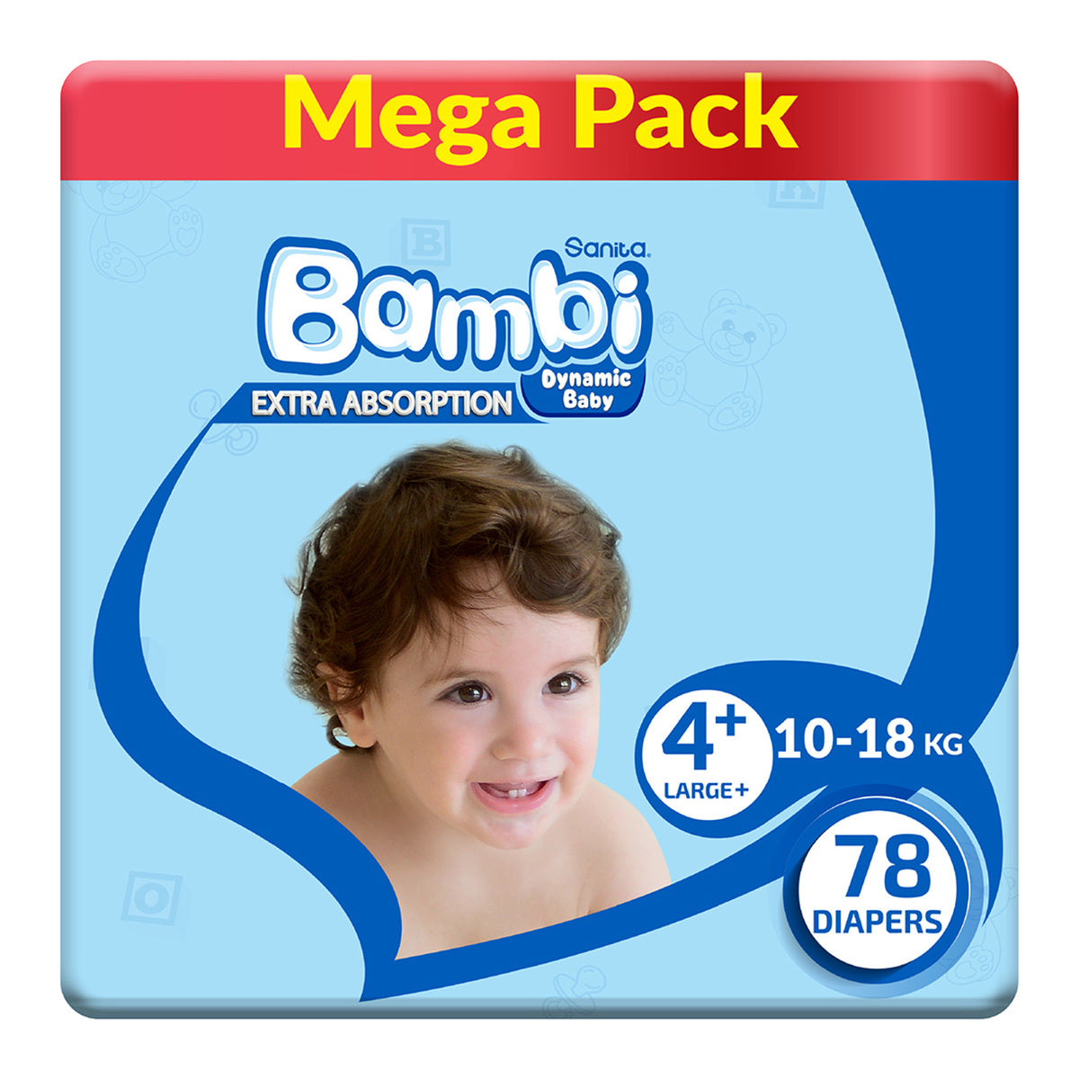 Bambi Sanita Mega Large Plus Bambi Yallatoys